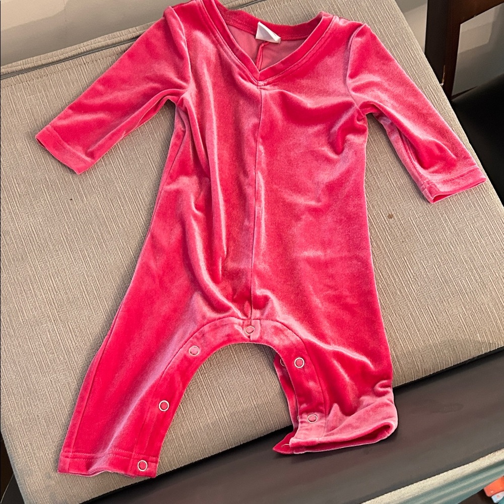 Smash + Tess Friday velvet baby romper